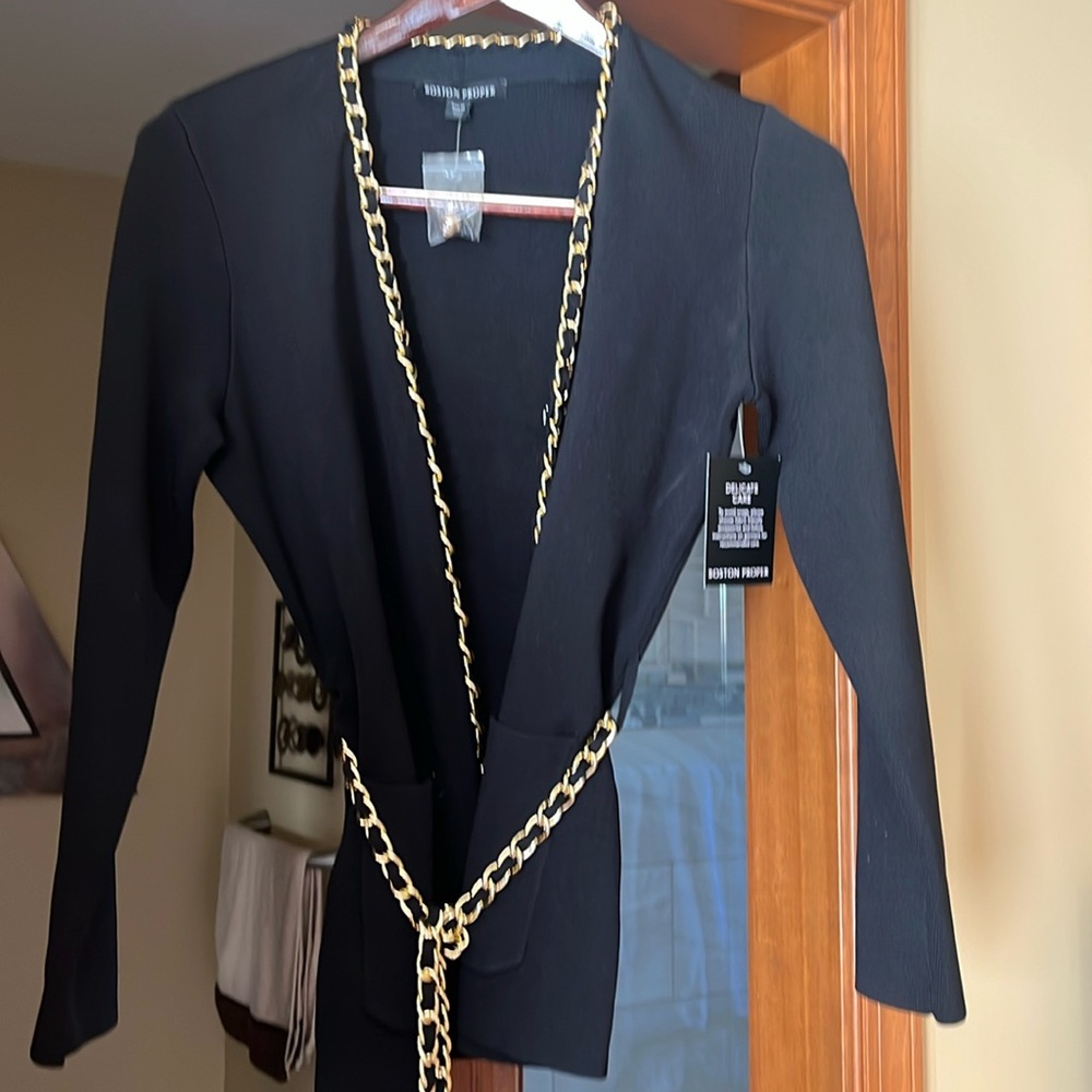 Chain link cardigan